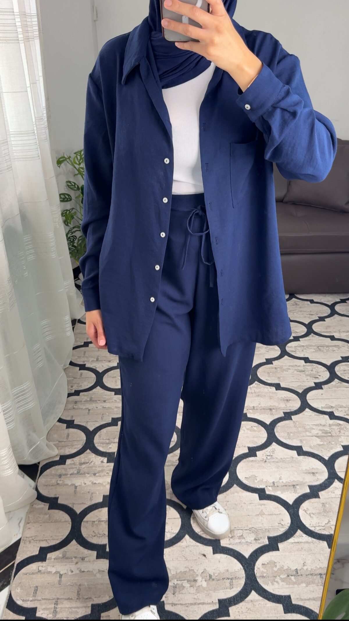 Ensemble en Lin – Look Estival Décontracté