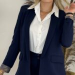 Costume Veste col châle