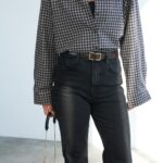 Chemise à carreaux élégante STD