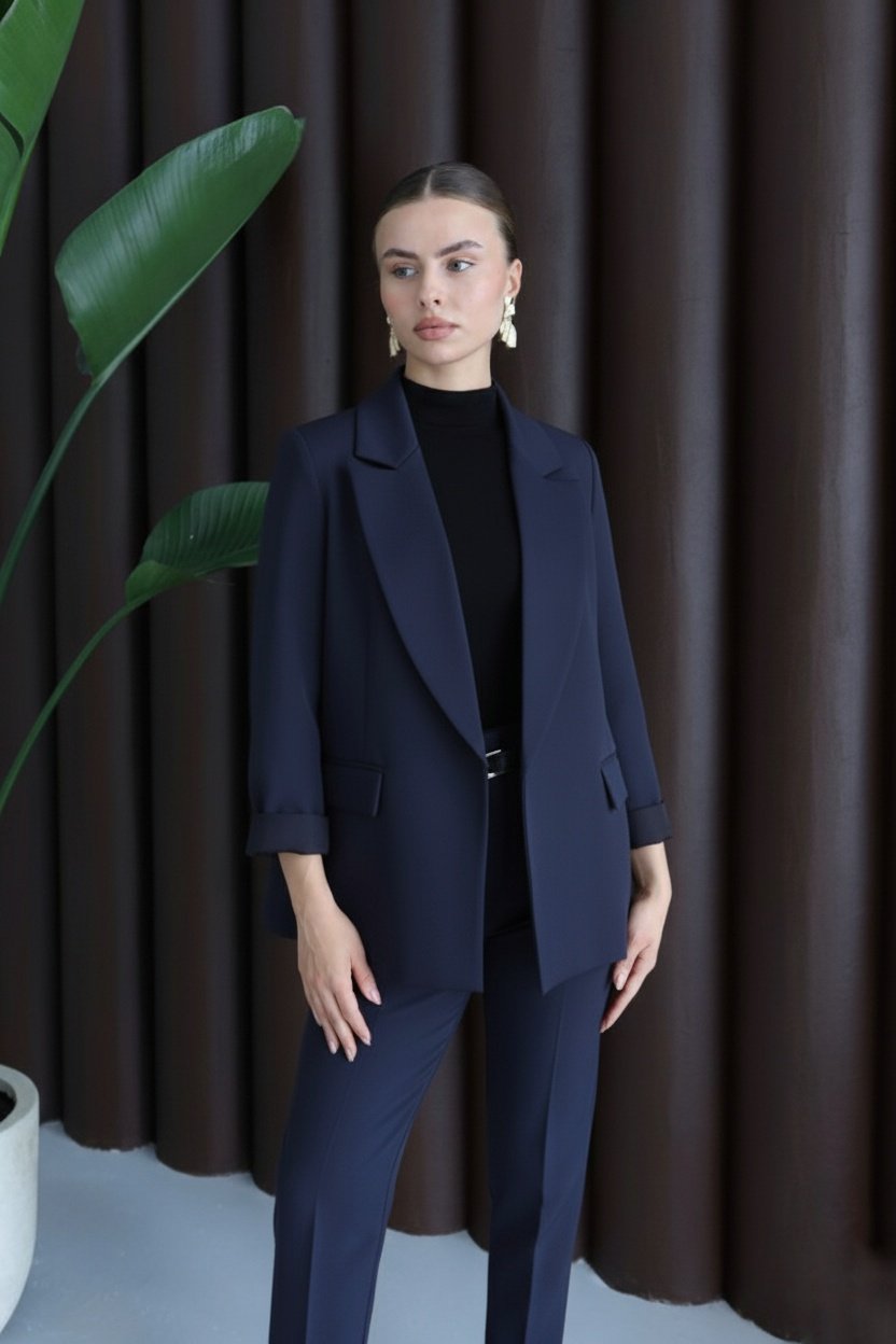 Blazer Bicolore Chic