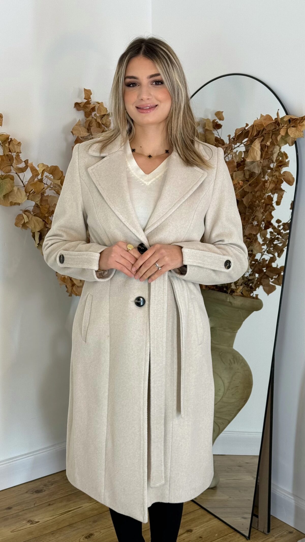 Manteau long élégant