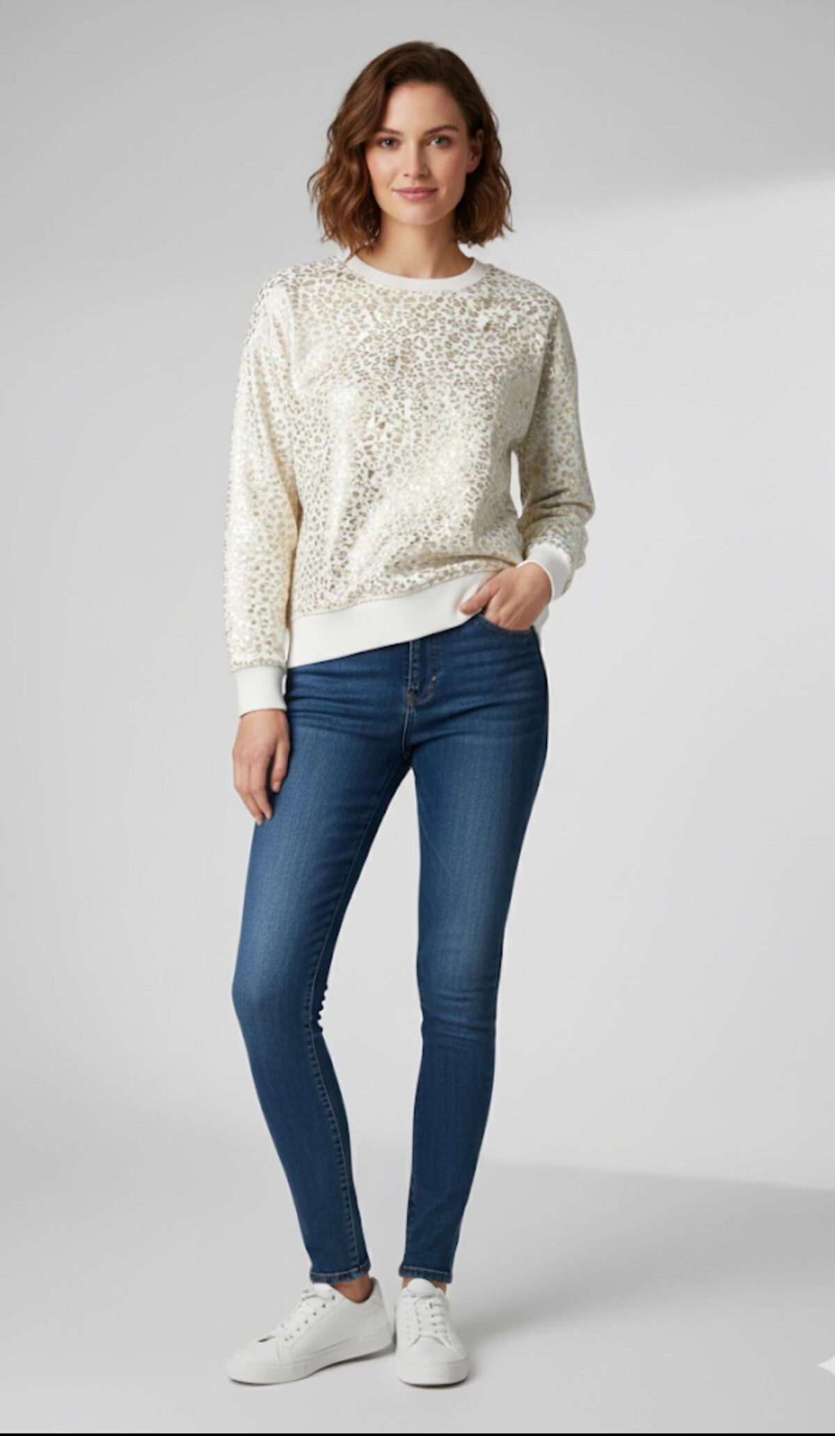 sweat-shirt à col rond