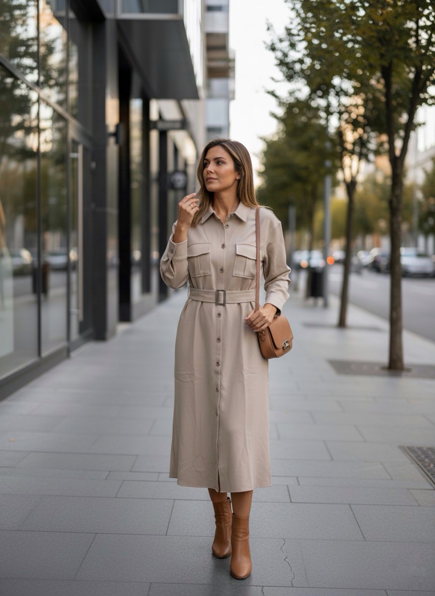 robe-chemise de la saison