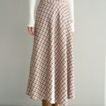 Jupe Longue à Carreaux.