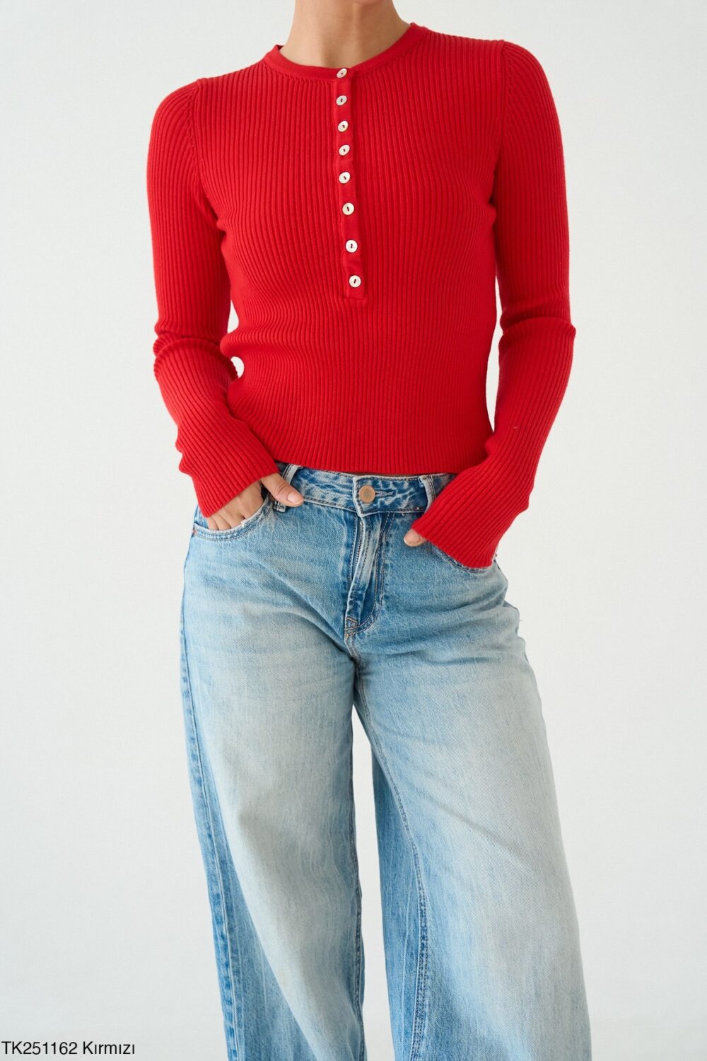 Pull Col Boutonné – Image 2