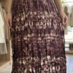 Jupe Longue Plissée Fluide.