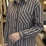 Chemise Décontractée à Rayures