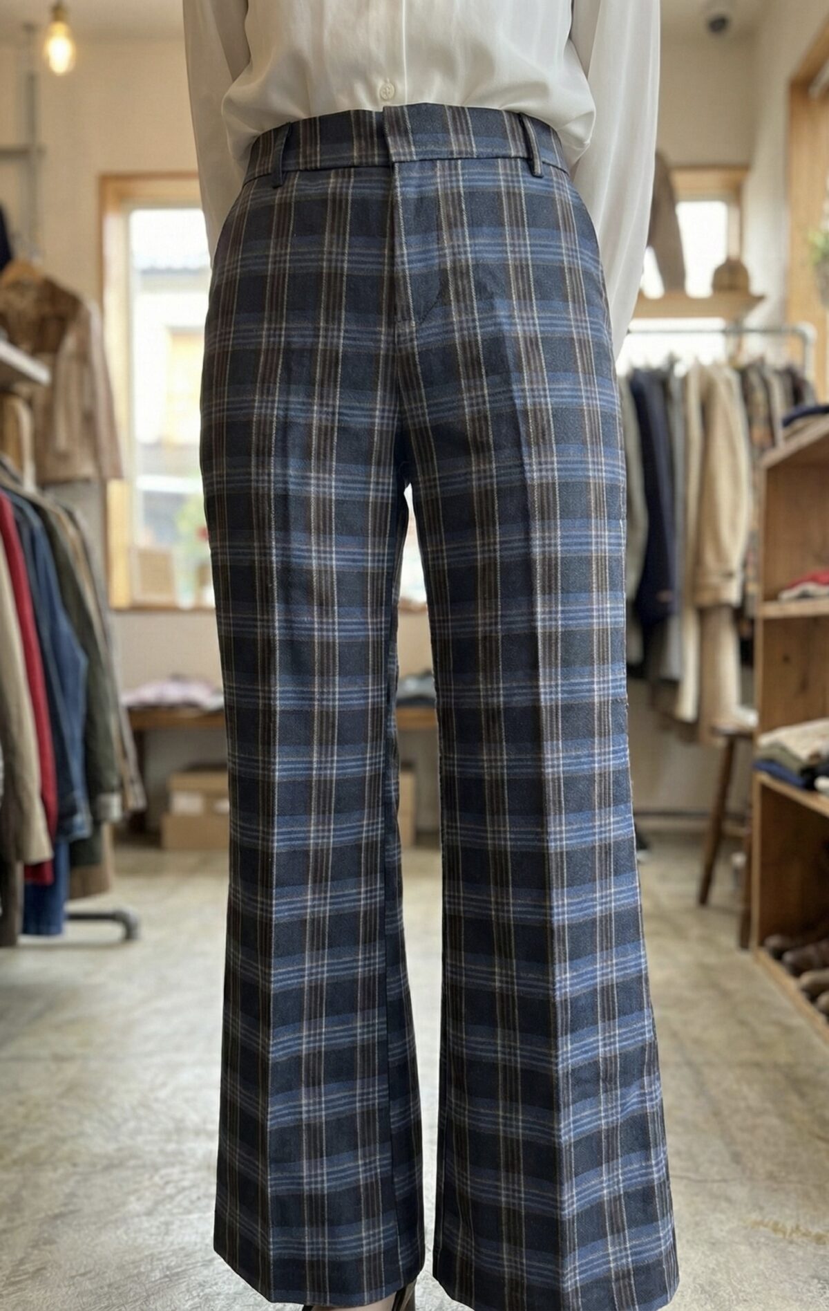 Pantalon Tailleur Coupe Droite