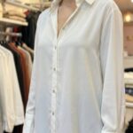 Chemise simple blanc, cassé
