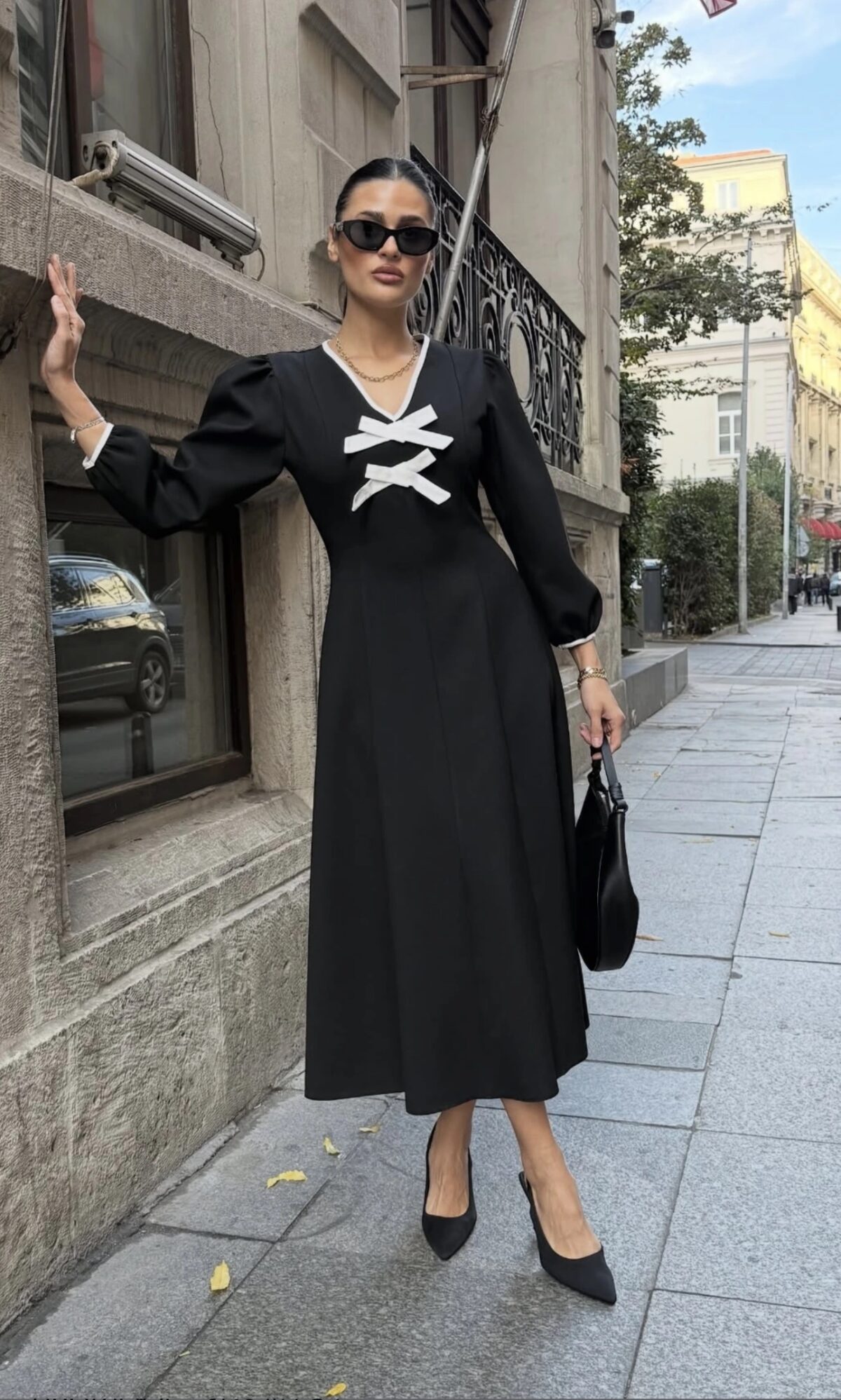 Robe Classique, Bicolore