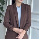 Blazer manche pliseé