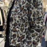 Veste Gilet Léopard - Maille Duveteuse & Sequins