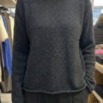 Pull Maille Douce & Finitions Roulottées - Gris Anthracite STD