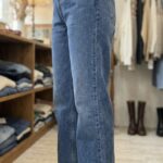 Jean Fit Vintage – Taille Haute Bleu Clair