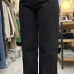 Jean Wide Leg Noir – Coupe Large & Fluide