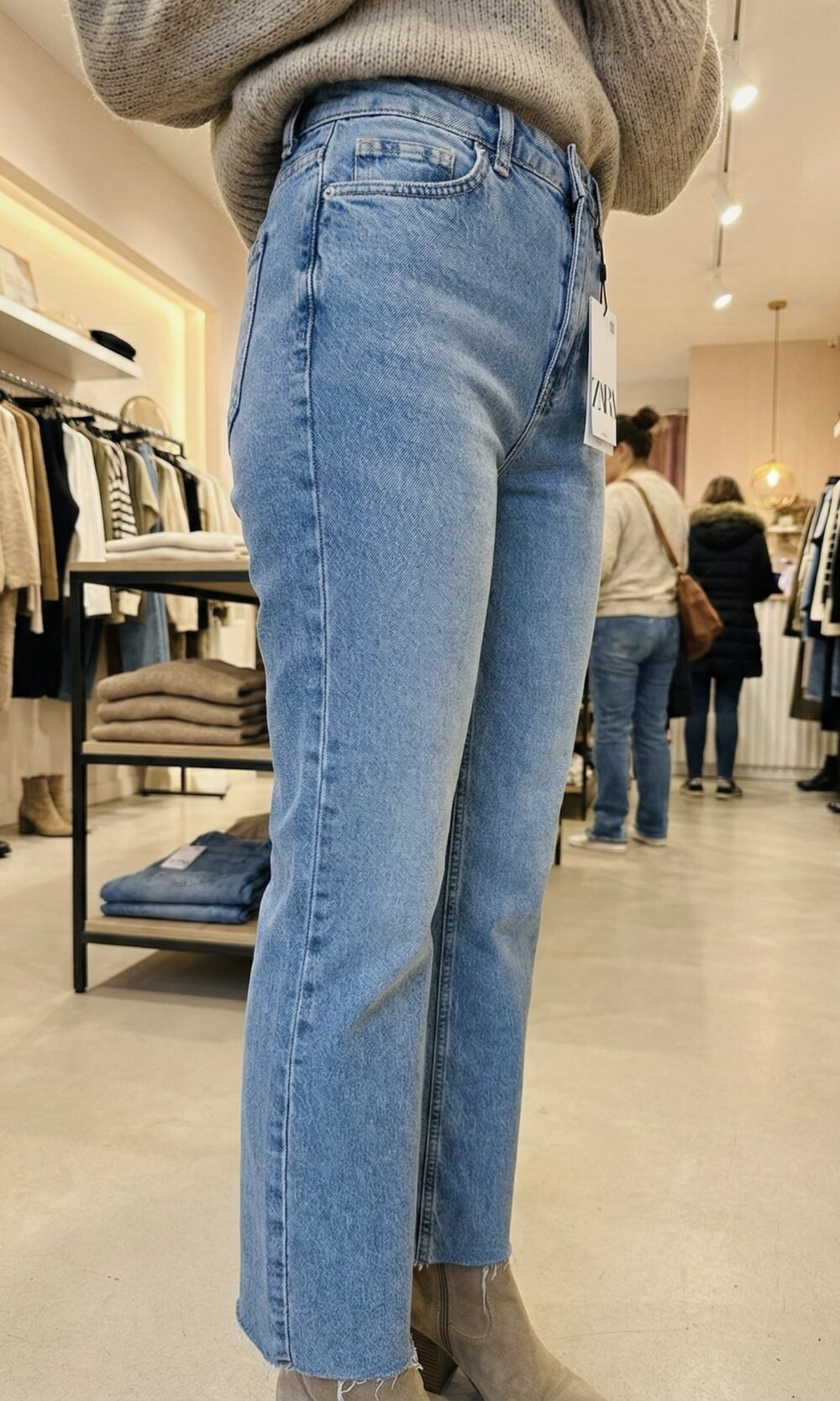 Jean Droit Bleu (Taille 36) – Image 2