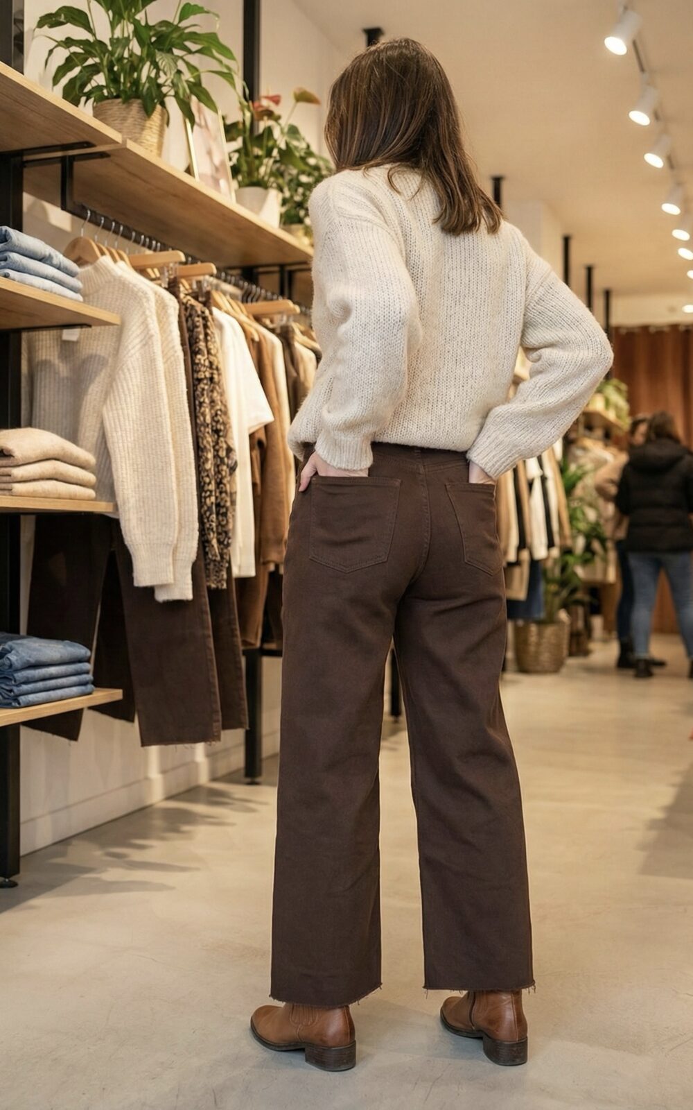 Le Jean Brut marron – Image 2
