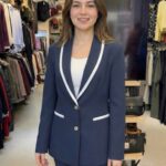 Tailleur Bicolore Style Intemporel