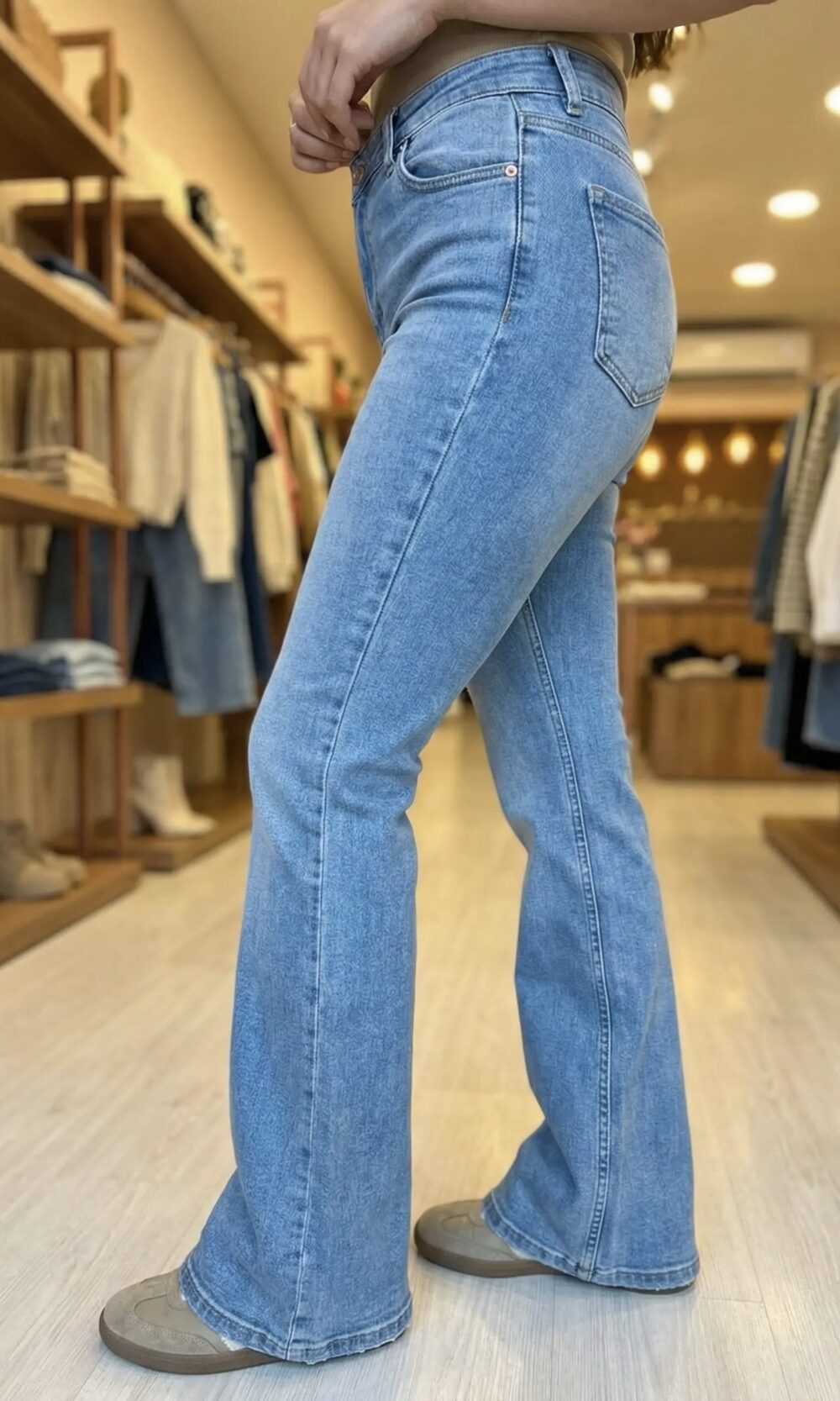 Jean Bootcut Bleu – Image 2