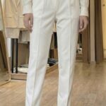 Pantalon Cigarette Blanc