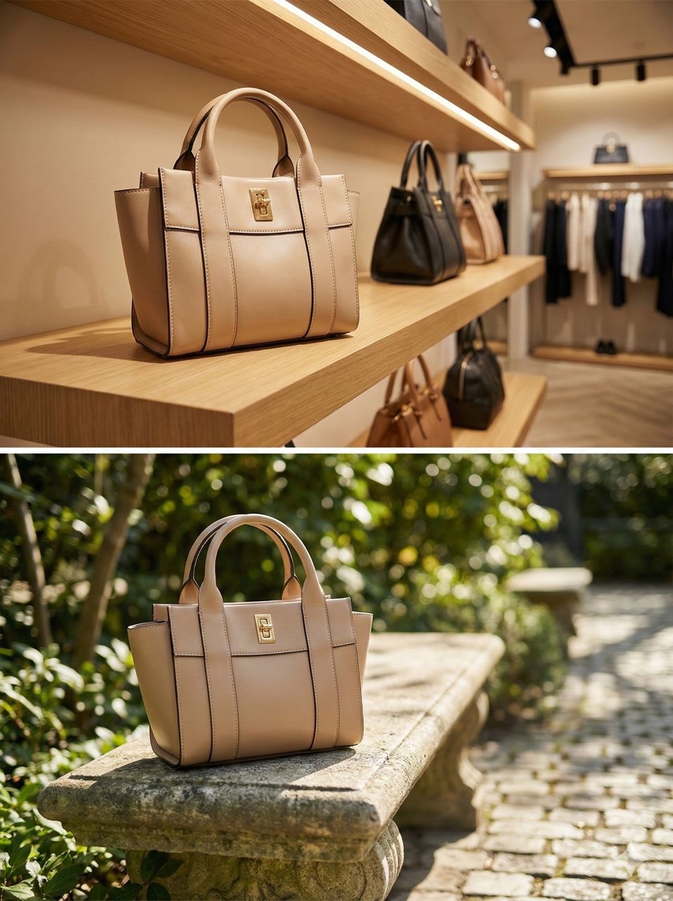 img_9185 Sac satiné beige – Image 1