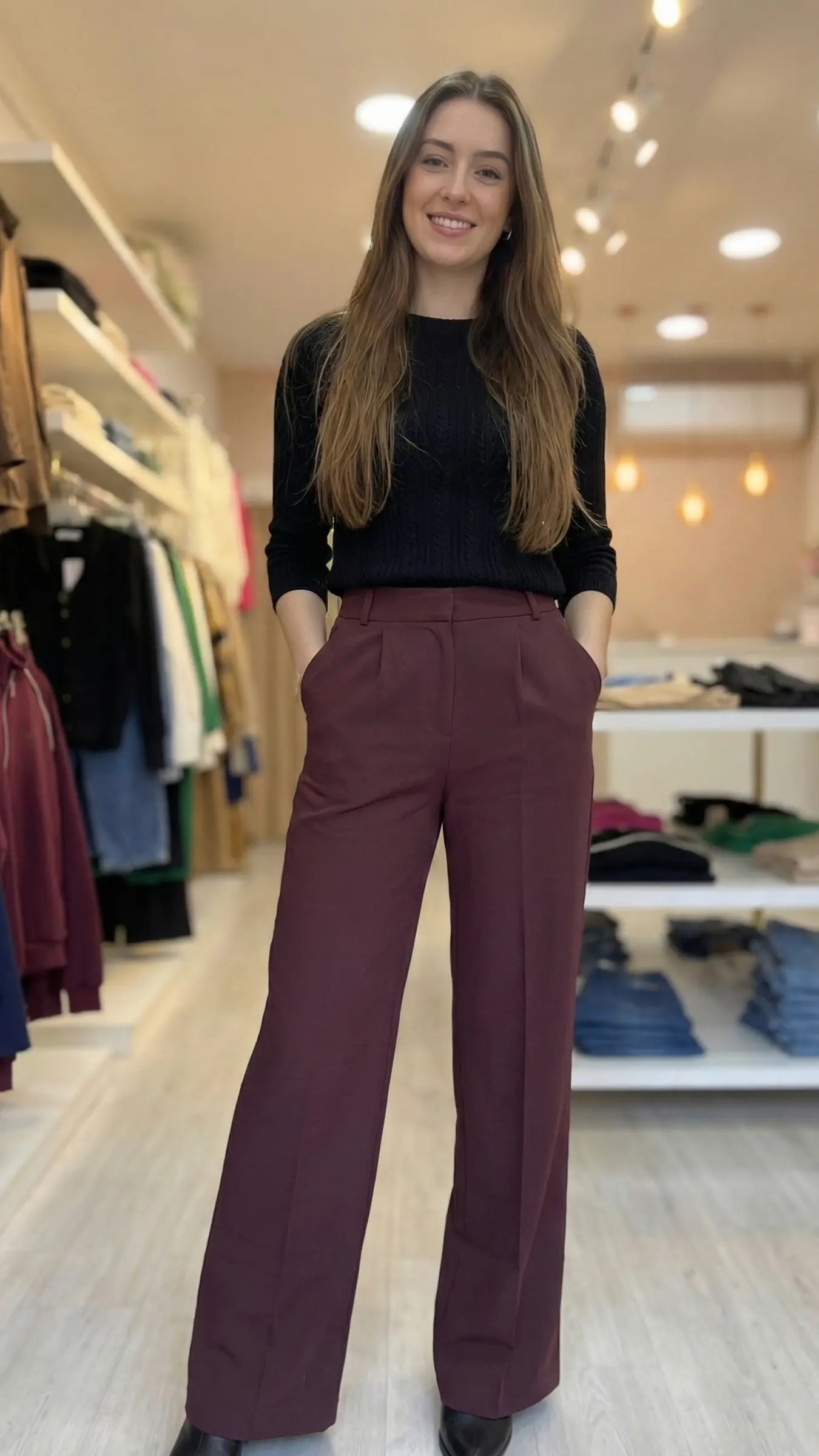 img_9321-2 Pantalon Palazzo Taille Haute – Image 1