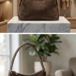 Petit Sac Baguette en Daim