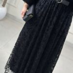 Jupe avec ceinture stylée