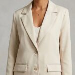 Blazer Classique à Deux Boutons