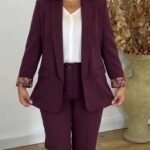 Tailleur Revers Imprimés