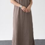 Robe fluide demi manche