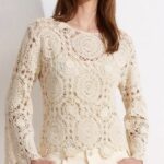 Haut Court Vaporeux en Broderie Anglaise