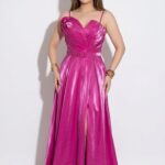 Robe soirée rose -Taille 44
