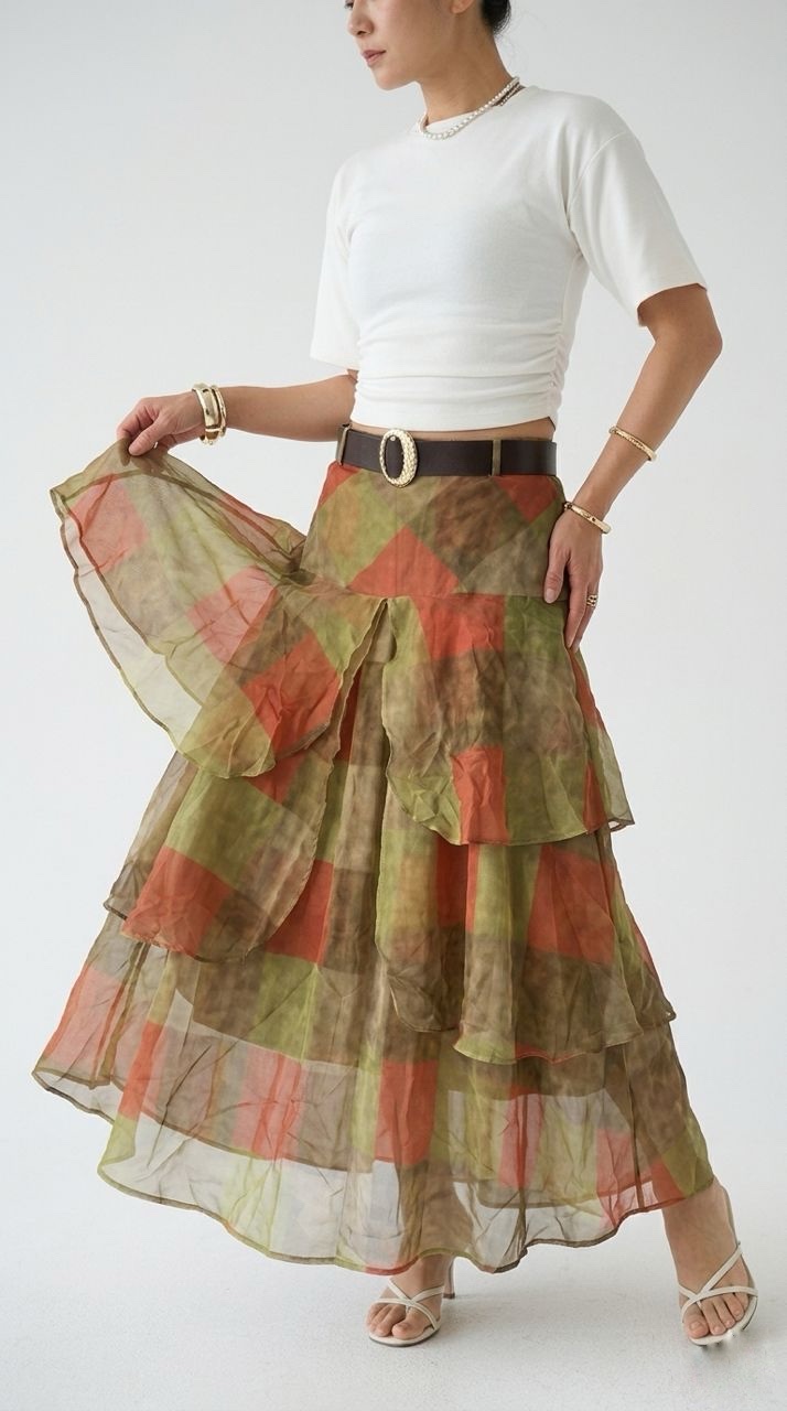 52a7cbe0-78e3-4567-b5b9-6bbe784c5f49 Jupe foulard chic avec ceinture – Image 1