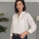 Chemise Boutonnée aux Détails Subtils