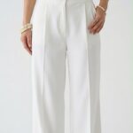 Pantalon fluide blanc