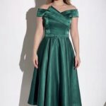 Robe soirée vert émeraude