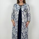 Ensemble soirée motif -Taille 46