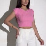 Crop top sans manches