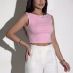 Crop top ajusté