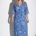 Robe fluide a motif