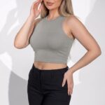 Crop top sans manche