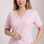 Pull col V motifs chaîne