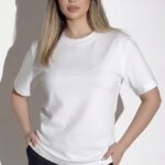 T-shirt blanc coton