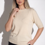 T-shirt simple cream