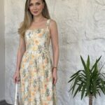 Robe Midi Florale Pastel