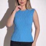 Crop top sans manches