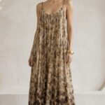 Robe Imprimé Abstrait Chic