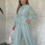Ensemble foulard fluide chic