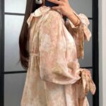 Blouse Fluide Motif